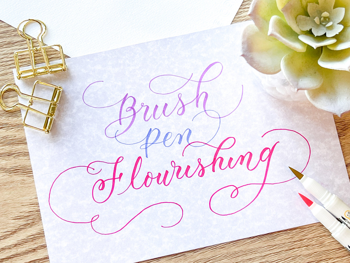 (進階) 愉悅系列 Brush Pen Workshop - Flourishing (Level 2a for Improvers)