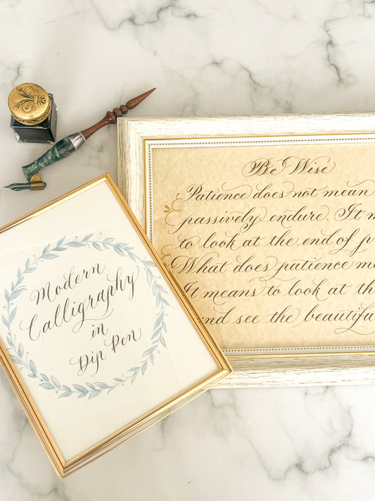 如何分別 Copperplate & Modern Calligraphy - How to differentiate Modern & Copperplate Calligraphy