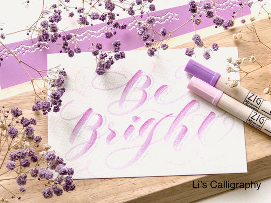 (進階班) 愉悅系列 Brush Pen Workshop - Create Various Style (Level 2b for Improvers)