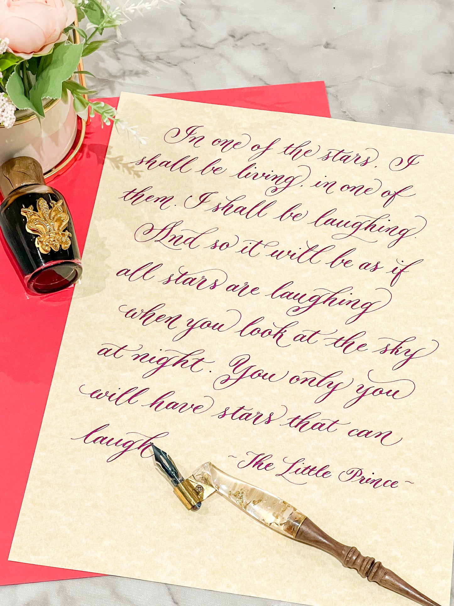 (體驗班) 寧靜系列 Modern Calligraphy in Dip Pen Workshop (Beginners)