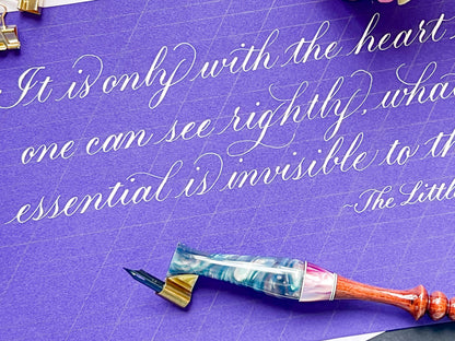 (初階) 寧靜系列 Copperplate Calligraphy in Dip Pen (Level 1)